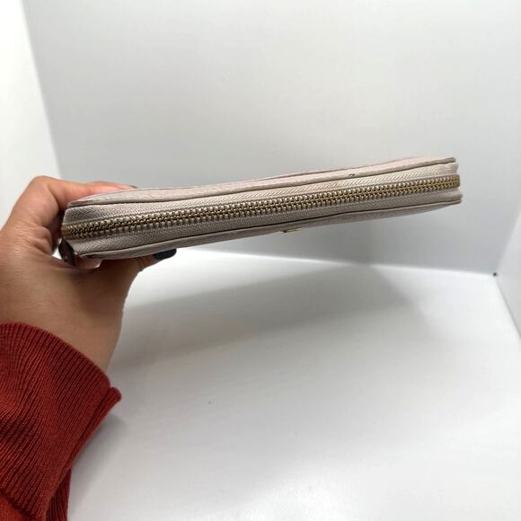 KATE SPADE New York Gray Soft Zip Around Accordion Wallet - Picture 4 of 8